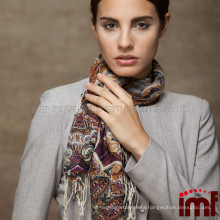 new design spring fashion lady paisley scarf